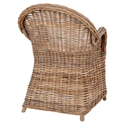 Krzesło Larisa rattan/szare