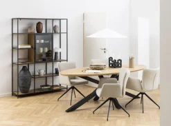 Krzesło Laura z podłokietnikami beżowe