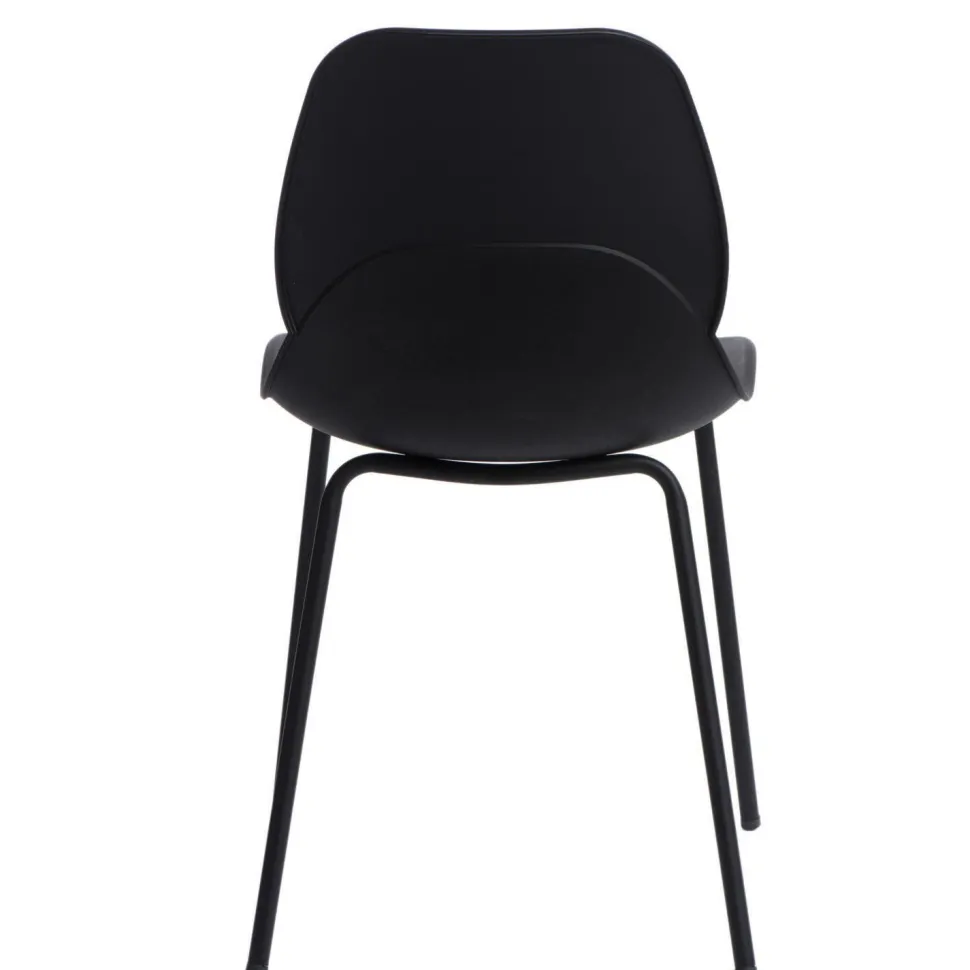 Krzesło Layer 4 czarne nowoczesne