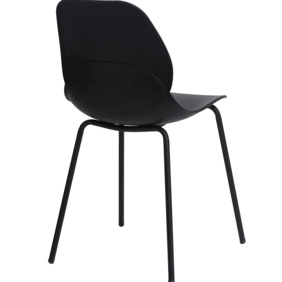 Krzesło Layer 4 czarne nowoczesne