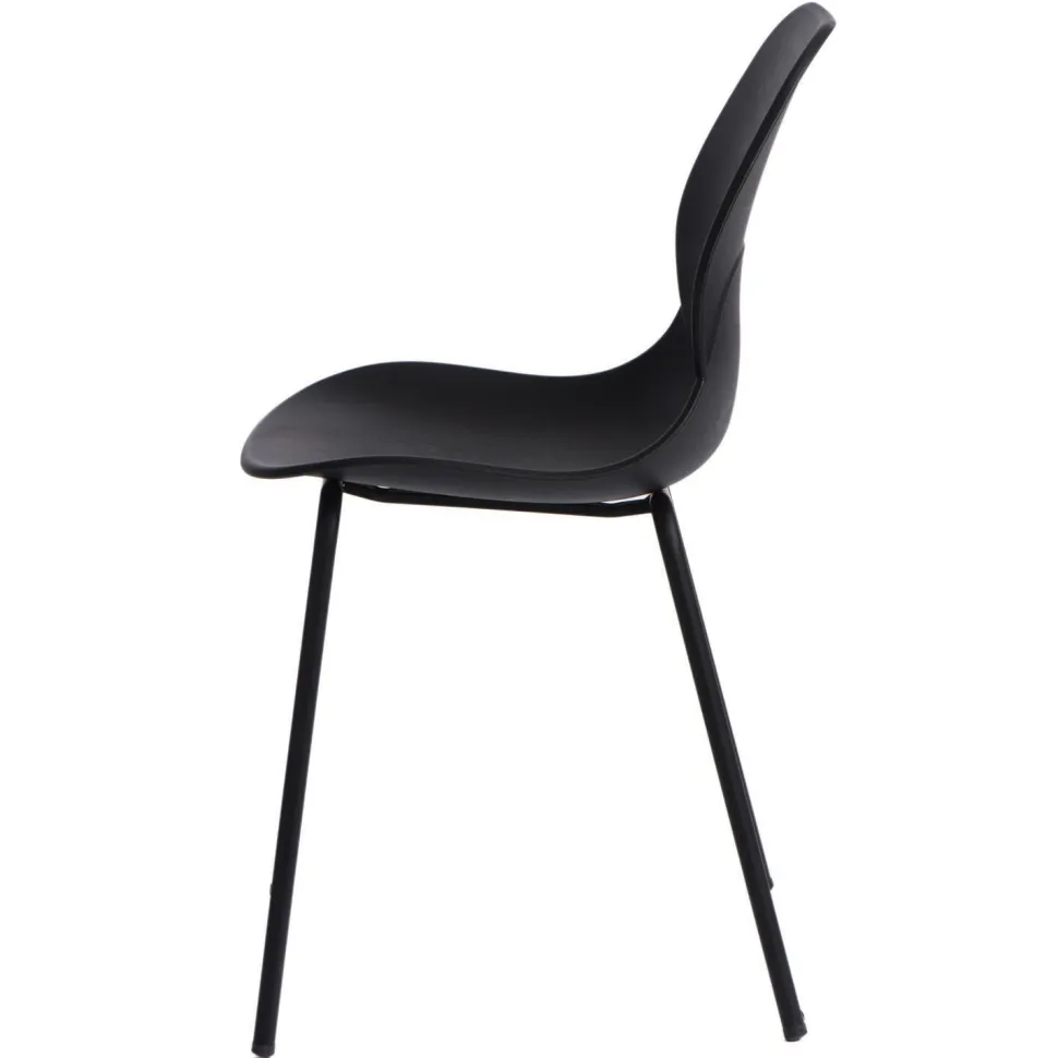 Krzesło Layer 4 czarne nowoczesne