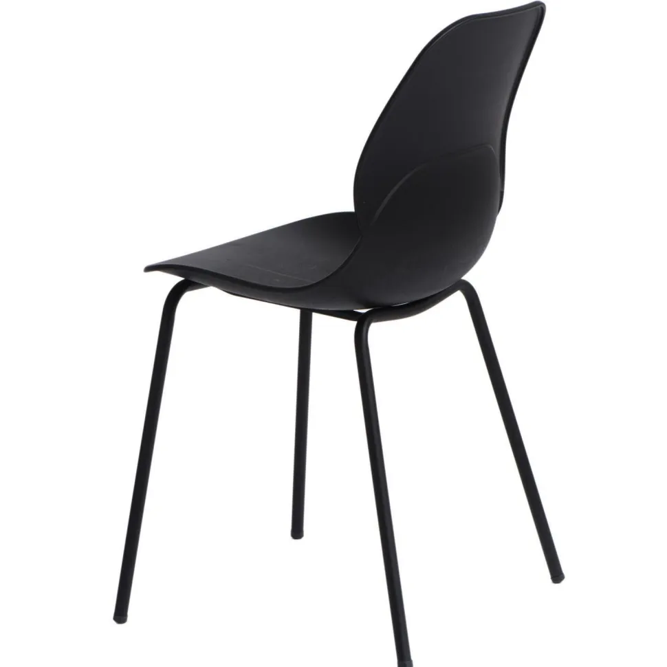 Krzesło Layer 4 czarne nowoczesne