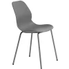 Krzesło Layer 4 szare z tworzywa