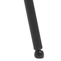 Krzesło Lima welurowe z podłokietnikami czarne tapicerowane