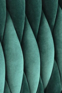 Krzesło Lina velvet zielone/ złote