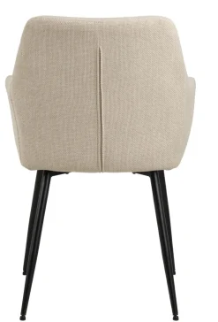 Krzesło Lizzy z podłokietnikami beżowe