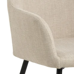 Krzesło Lizzy z podłokietnikami beżowe