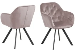 Krzesło Lola VIC Dusty Rose auto return tapicerowane
