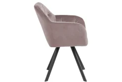 Krzesło Lola VIC Dusty Rose auto return tapicerowane