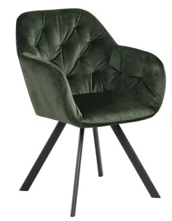 Krzesło Lola VIC Forest green auto return tapicerowane