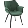 Krzesło Lord zielone 65 tapicerowane