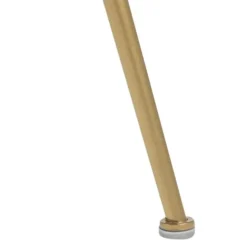 Krzesło Louise Black /Gold tapicerowane