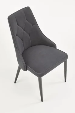 Krzesło Loyd Velvet szare