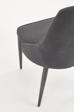 Krzesło Loyd Velvet szare