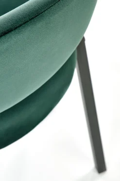 Krzesło Lucette zielone