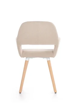 Krzesło Luizjana beżowe/buk