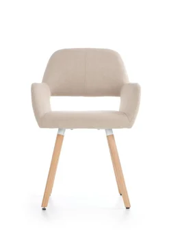 Krzesło Luizjana beżowe/buk