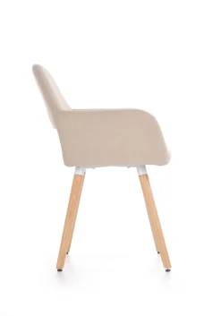Krzesło Luizjana beżowe/buk
