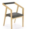 Krzesło Luza dąb naturalne/ szare