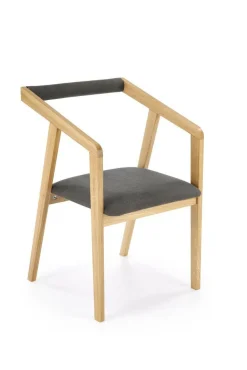 Krzesło Luza dąb naturalne/ szare