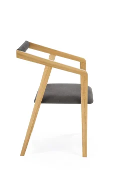 Krzesło Luza dąb naturalne/ szare