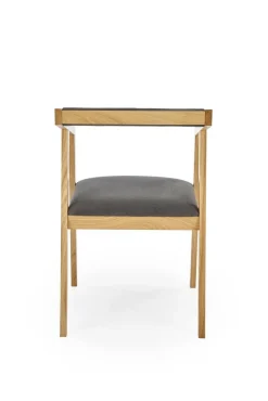 Krzesło Luza dąb naturalne/ szare