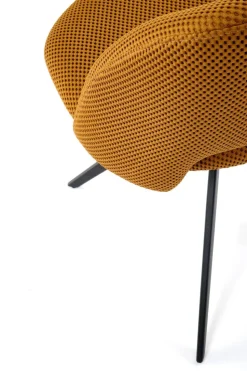Krzesło Maeba obrotowe musztardowe