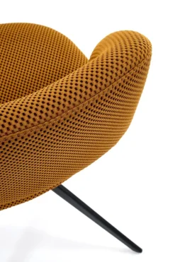 Krzesło Maeba obrotowe musztardowe