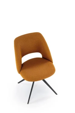 Krzesło Maeba obrotowe musztardowe