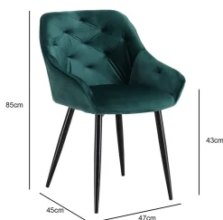 Krzesło Marion zielone