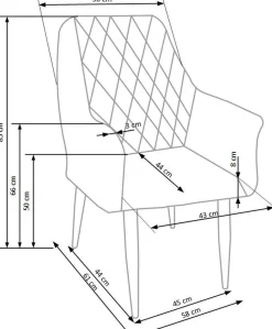 Krzesło Massal beżowe