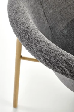 Krzesło Mathilde szare