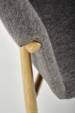 Krzesło Mathilde szare