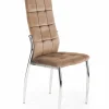 Krzesło Melani beżowe velvet