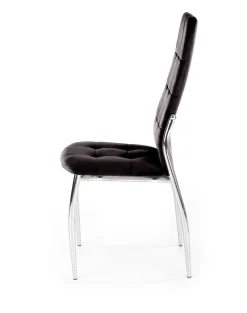 Krzesło Melani czarne velvet