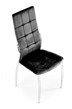 Krzesło Melani czarne velvet