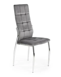 Krzesło Melani szare velvet