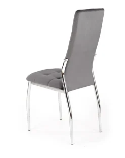 Krzesło Melani szare velvet