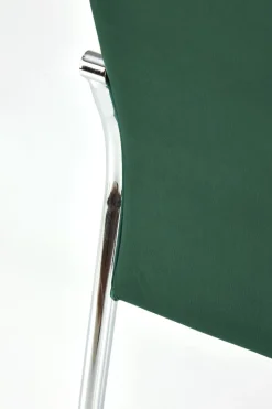 Krzesło Melani zielone velvet