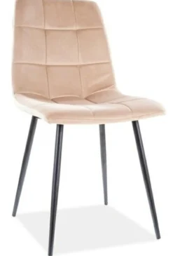 Krzesło Mello Velvet - beż Bluvel 28