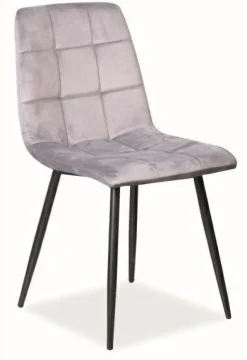 Krzesło Mello Velvet - szary Bluvel 14