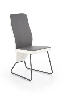 Krzesło Michigan białe/szare jasne