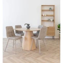 Krzesło Middelfart taupe/ taupe