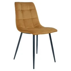 Krzesło Middelfart żółty VIC/ czarne