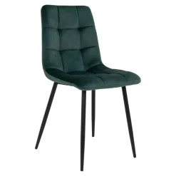 Krzesło Middelfart zielony ciemny VIC/  czarne