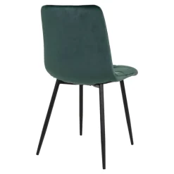 Krzesło Middelfart zielony ciemny VIC/  czarne