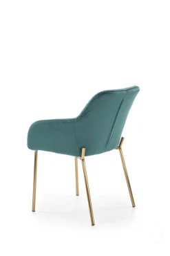 Krzesło Minnesota zielone/złote