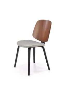 Krzesło Mireyla orzechowy/popielaty