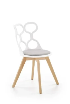 Krzesło Missouri białe/szare