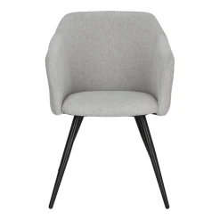 Krzesło Molto Black szare tapicerowane